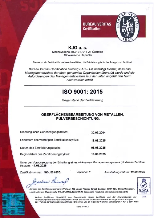 ISO-Lackierzertifikat