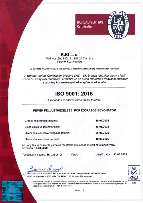 ISO festőműhely tanúsítvány