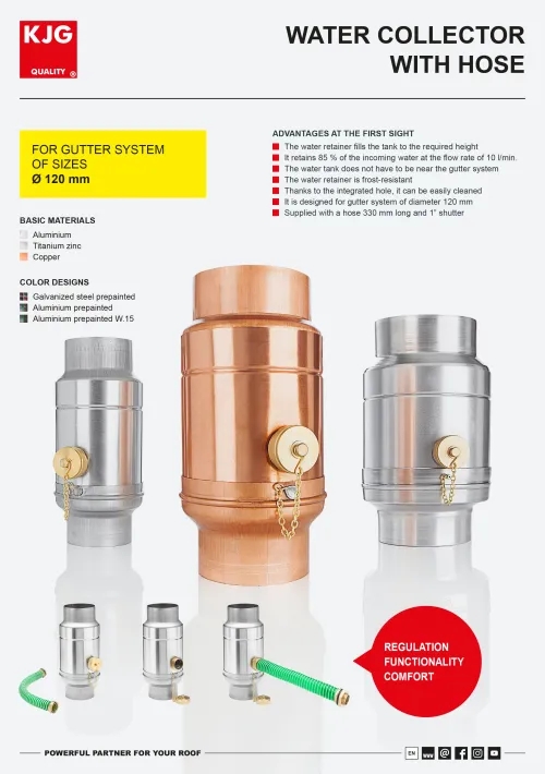 Water collector with hose