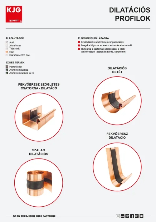 Dilatációs profilok