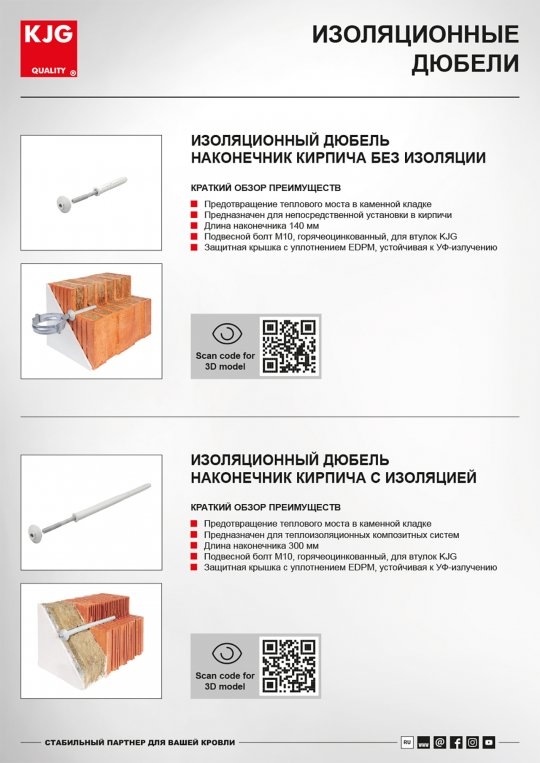 Изоляционные дюбели