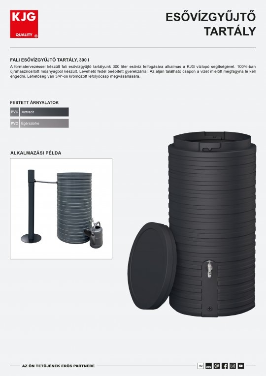 Esővízgyűjtő tartály