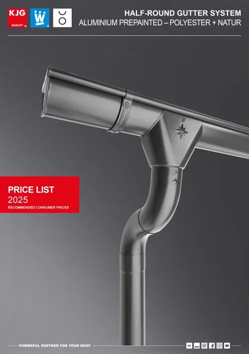 Aluminium prepainted + natur