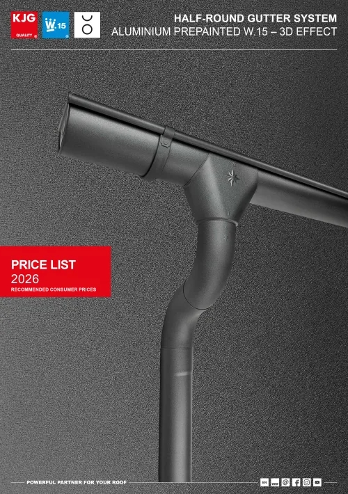 Aluminium prepainted W.15