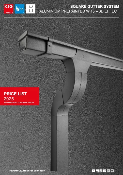 Aluminium prepainted W.15