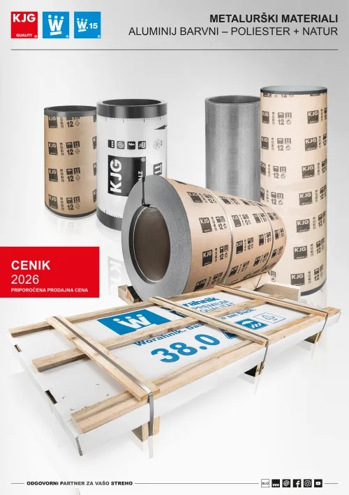 Aluminij barvni + natur