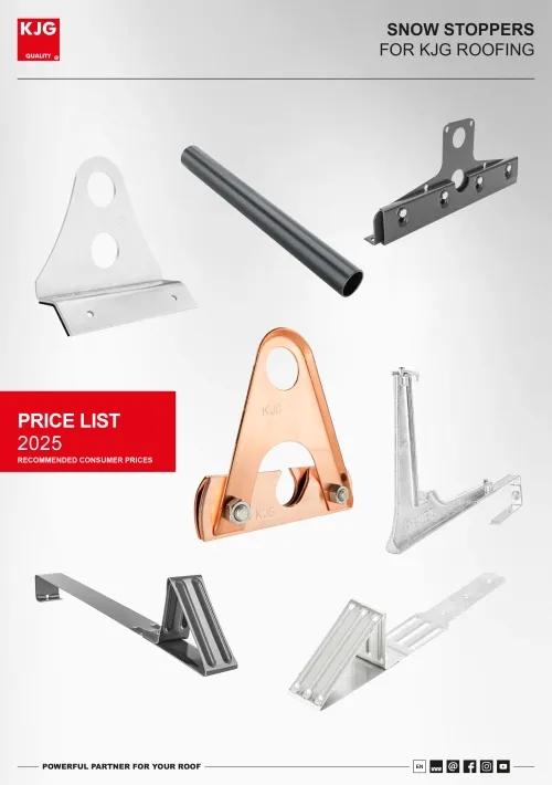 Snow stoppers for KJG roofing