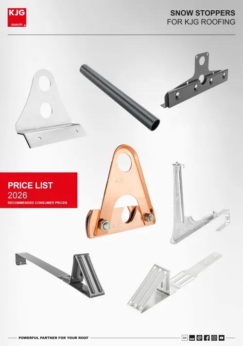 Snow stoppers for KJG roofing