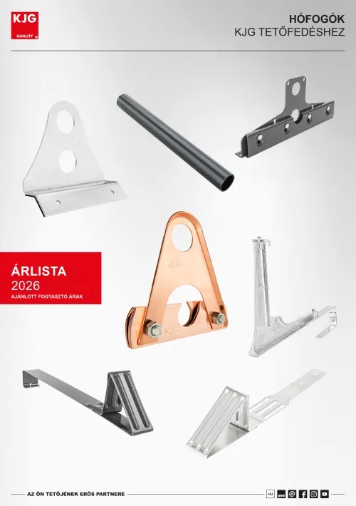 Hófogók KJG tetőfedéshez