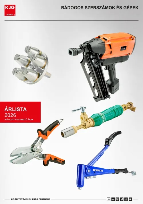 Bádogos szerszámok és gépek