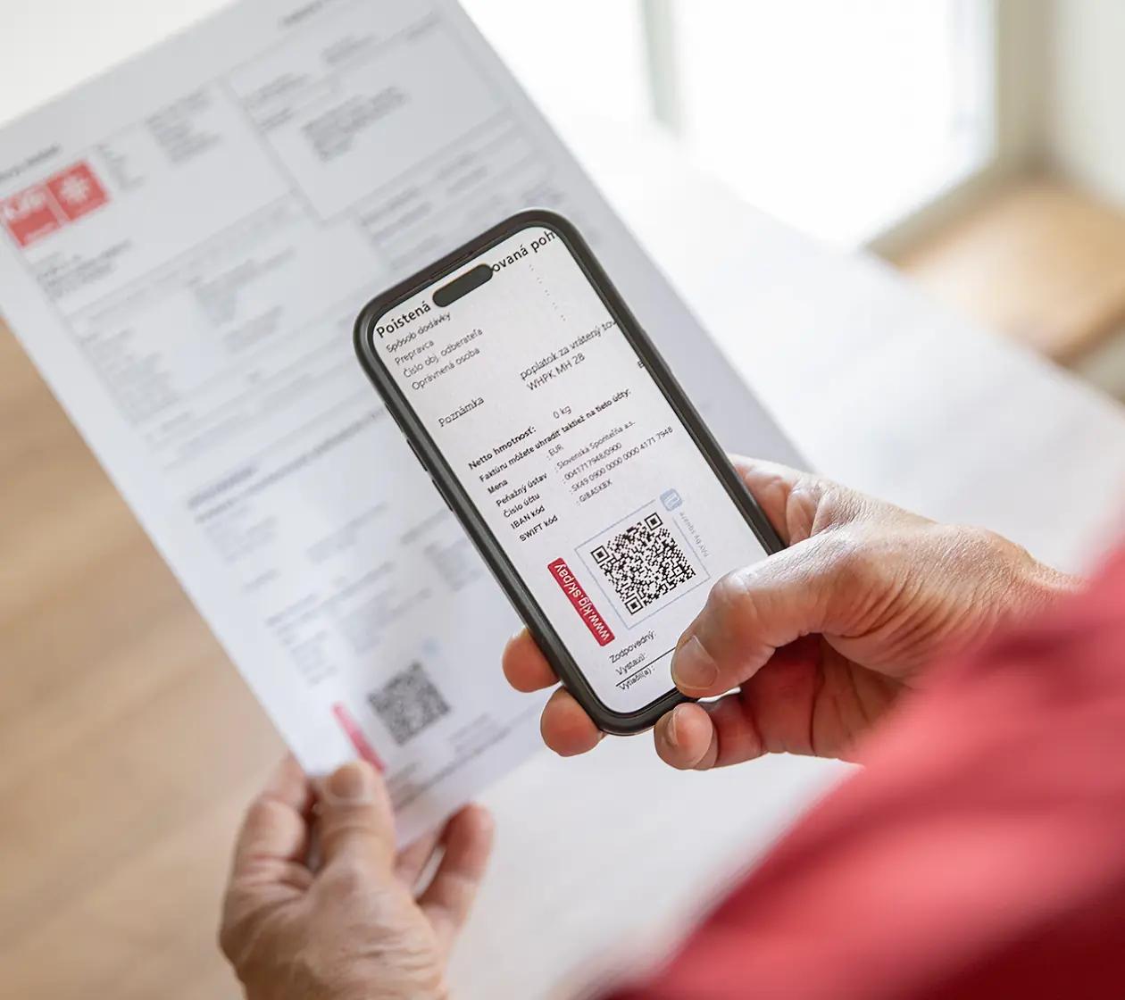 Obrázok - Platba faktúry QR kódom (PAY BY SQUARE)