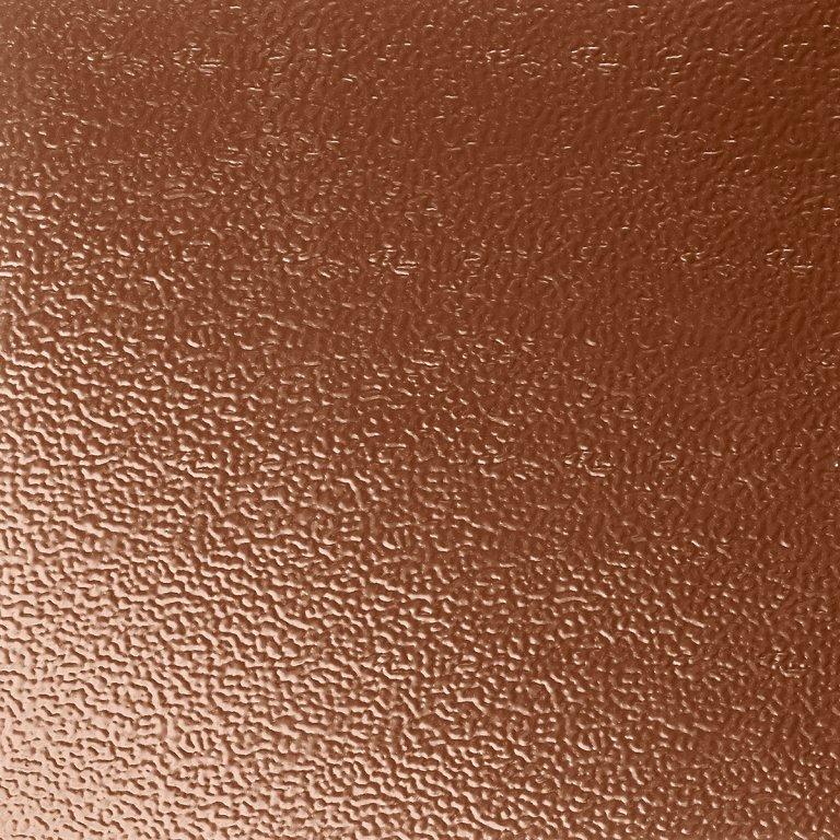 Medeno hnedá STUCCO  8004  -  Pozink lakovaný STUCCO  -  Obrázok