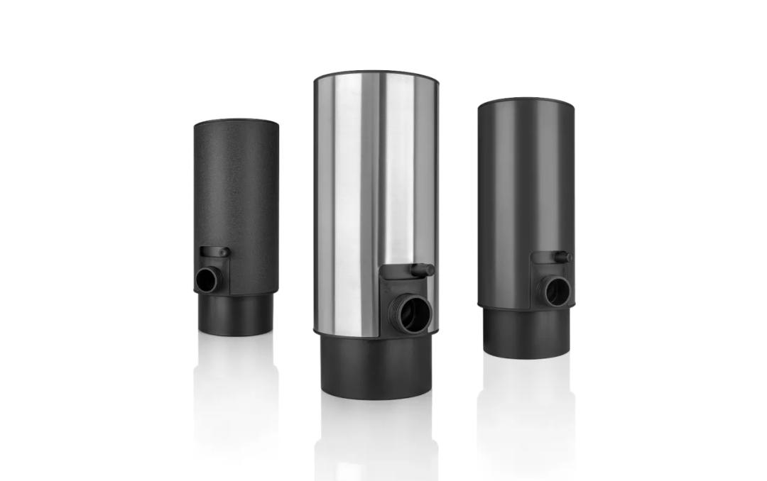 Zachytávač vody s hadicou a gombíkom