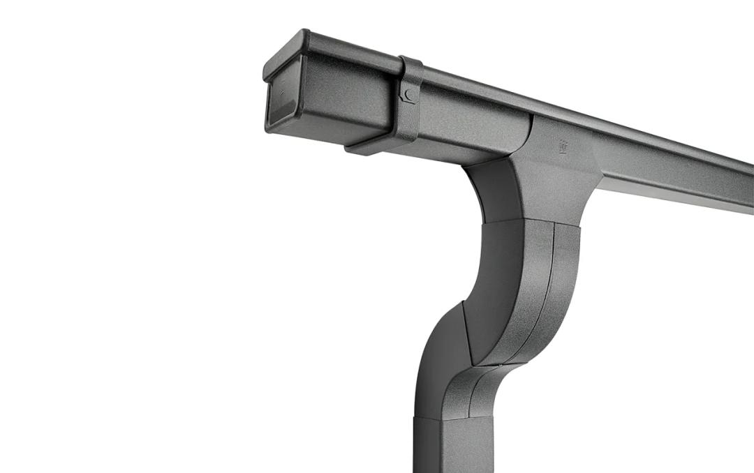 Система водостоков W.15 теперь также имеет прямоугольную форму