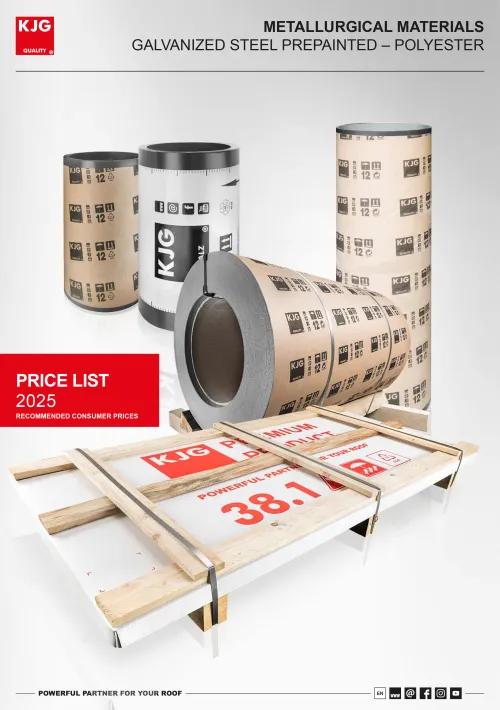 Galvanized steel prepainted