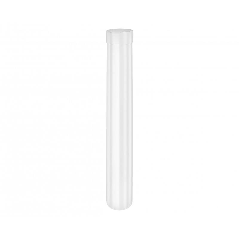 Zvodová rúra  [s=0,70]  - Hliník lakovaný  - Biela  -  Obrázok