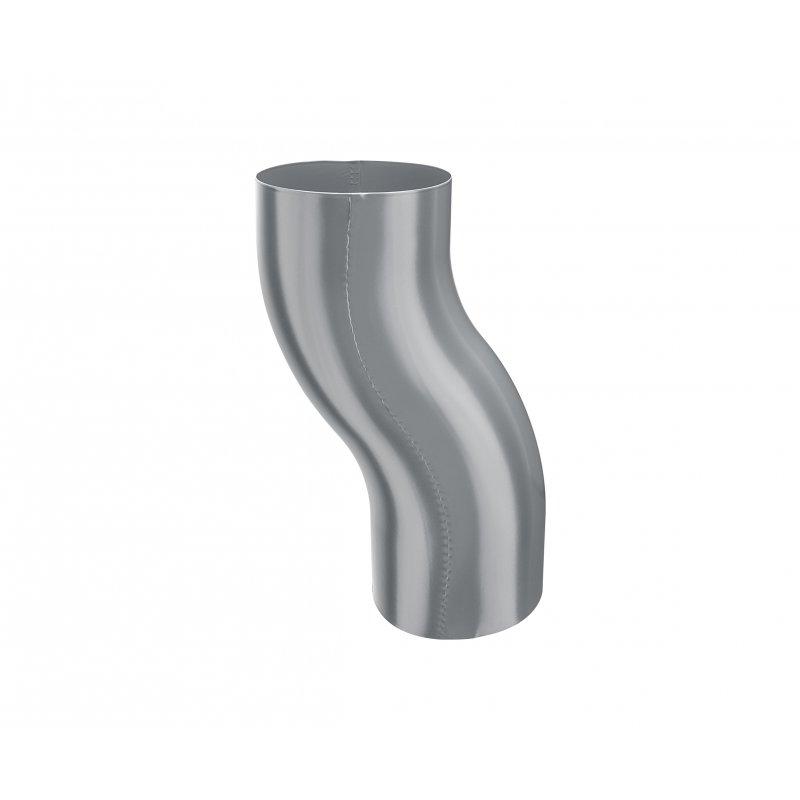 Колено со сгибом - Лакированный алюминий - Светло-серый - Изображение