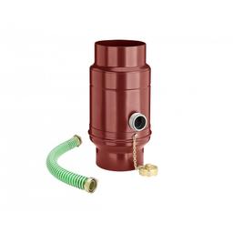 Lovilec vode s cevjo  - Aluminij barvni  - Vinsko rdeča  -  Slika 1