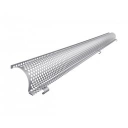 Gutter leaf guard  - Aluminium prepainted
W.15  - White aluminum W.15  -  Picture 1