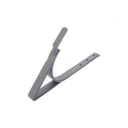 On-roof gutter hook with support  - Aluminium prepainted
W.15  - Mouse grey W.15  -  Picture 1