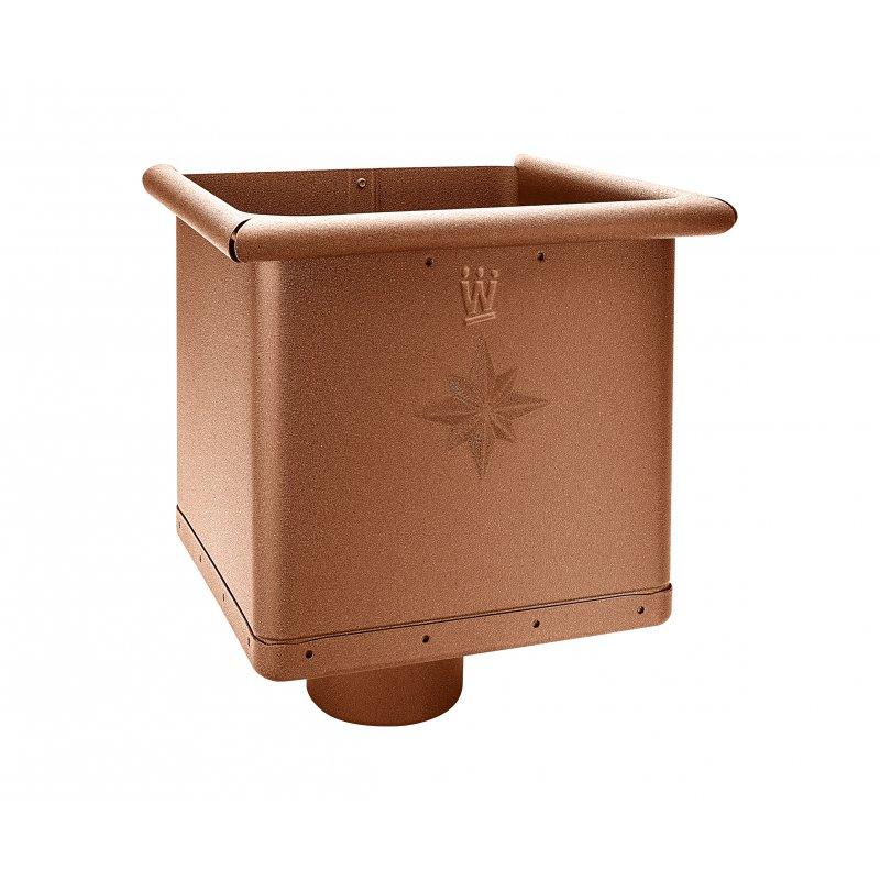 Hopper cubic - Aluminium prepainted
W.15 - Copper brown W.15 - Picture