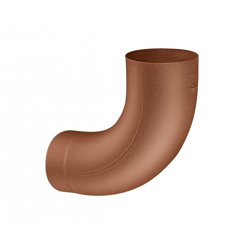 Elbow radius 85°  - Aluminium prepainted
W.15  - Copper brown W.15  -  Picture