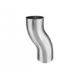 Double elbow  - Titanium zinc  - Natur  -  Picture 1