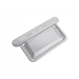 Žľabové čelo hranaté  - Pozink lakovaný  - Bielo hliníková  -  Obrázok 1