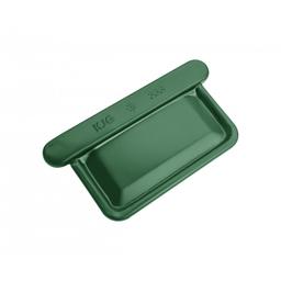 Žľabové čelo hranaté  - Pozink lakovaný  - Machovo zelená  -  Obrázok 1