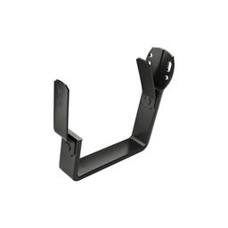 Szárnelkuli csatornatartó szögletes  - Alumínium színes  - Fekete  -  Kép 1