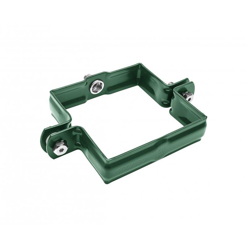 Szögletes bilincsfej M10  - Alumínium színes  - Mohazöld  -  Kép