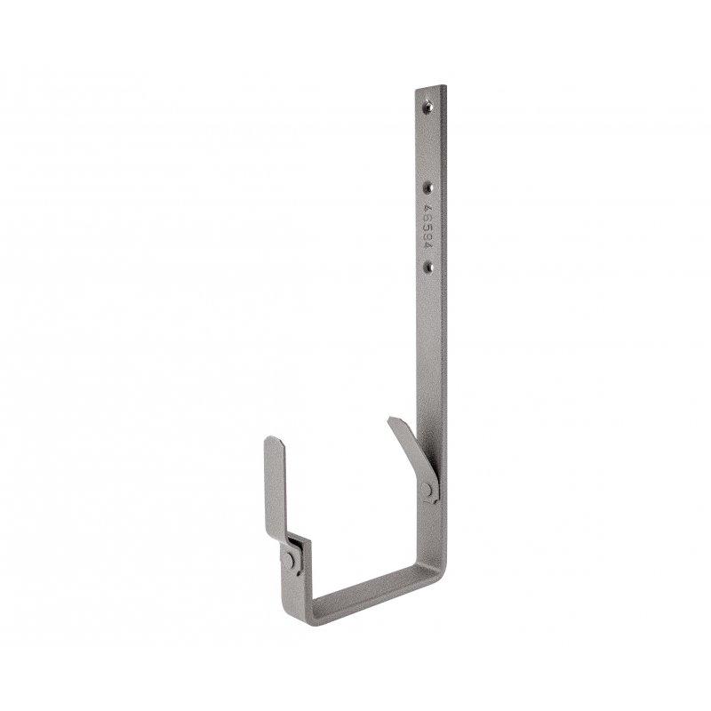 Gutter hook square  - Aluminium prepainted
W.15  - Grey aluminum W.15  -  Picture