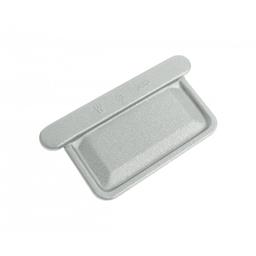 End cap square  - Aluminium prepainted
W.15  - Zinc grey W.15  -  Picture 1
