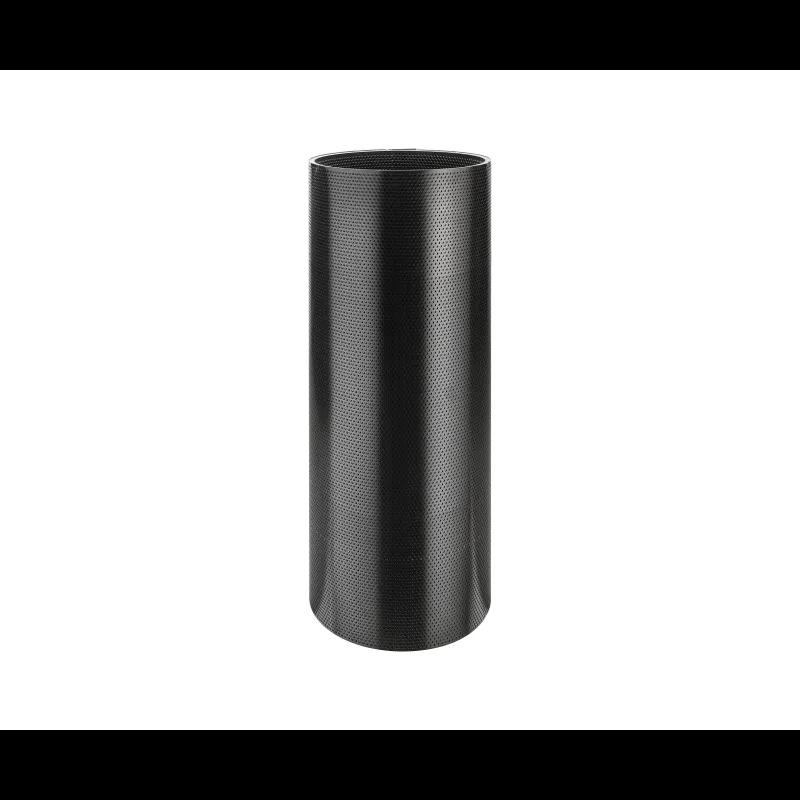 Zvitok dierovaný  - Hliník lakovaný W.15 / Hliník lakovaný  - Intenzívna čierna W.15 / Intenzívna čierna  -  Obrázok