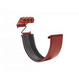 Spojka strešného žľabu  - Pozink lakovaný  - Oceľovo červená  -  Obrázok 1