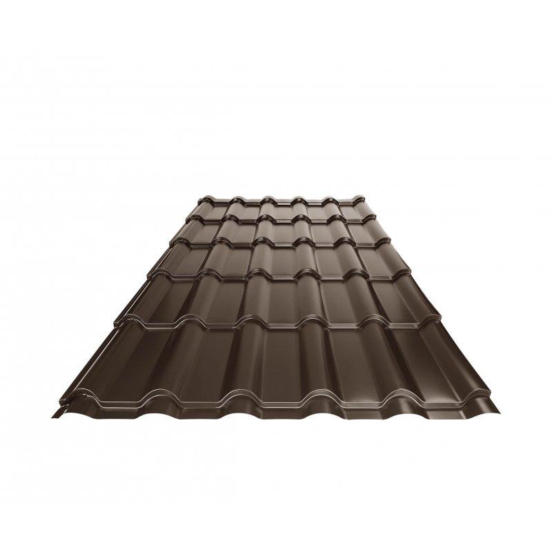 Cserepeslemez UNI 2  - Festett acél
MARCEGAGLIA  - Barna  -  Kép