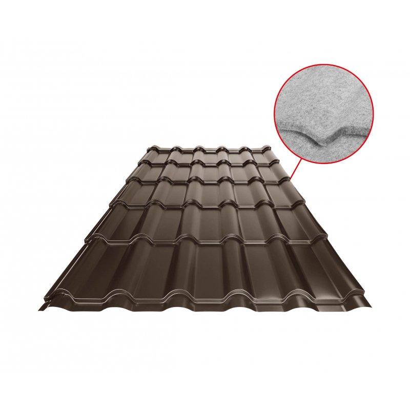 Cserepeslemez UNI 2 SQ (sound – aqua)  - Festett acél
MARCEGAGLIA  - Barna  -  Kép