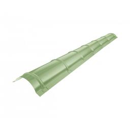 Slemenjak polkrožni za kritino  - Pocinkano barvano  - Zelena svetlo  -  Slika 1