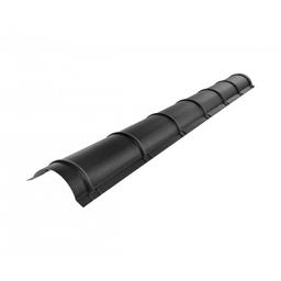 Ridge cap for metal roofing - Galvanized steel prepainted
MATT - Intense black MATT - Picture 1