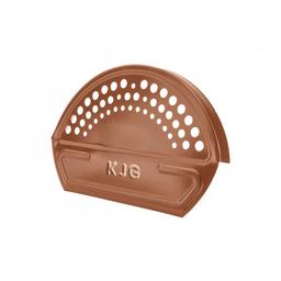 Gerinc véglezáró  - Festett acél  - Cserépszín  -  Kép 1