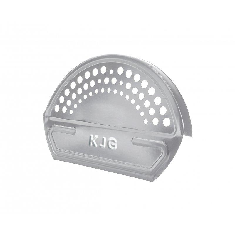 Ukončenie hrebenáča čelné  - Pozink lakovaný  - Bielo hliníková  -  Obrázok