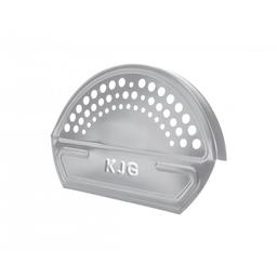 Ukončenie hrebenáča čelné  - Pozink lakovaný  - Bielo hliníková  -  Obrázok 1