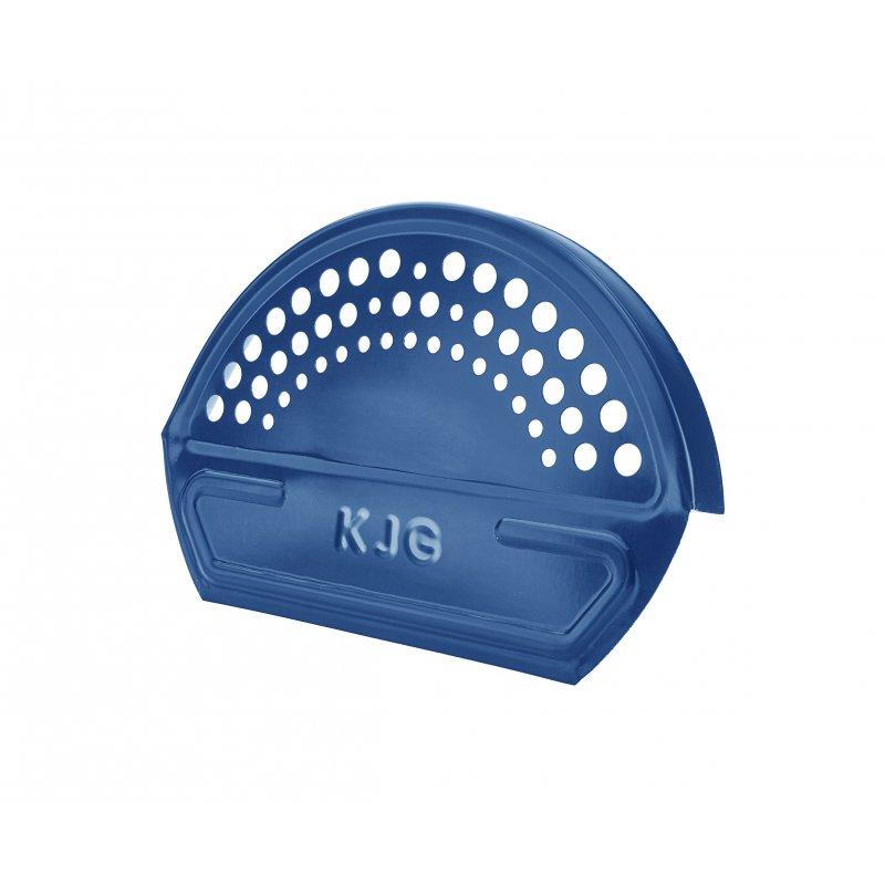 Čelni zaključek slemenjaka  - Pocinkano barvano  - Temno modra  -  Slika