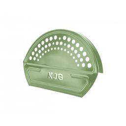 Ridge edge cap  - Galvanized steel prepainted  - Reseda green  -  Picture 1