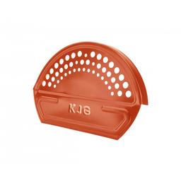 Gerinc véglezáró  - Festett acél  - Piros  -  Kép 1