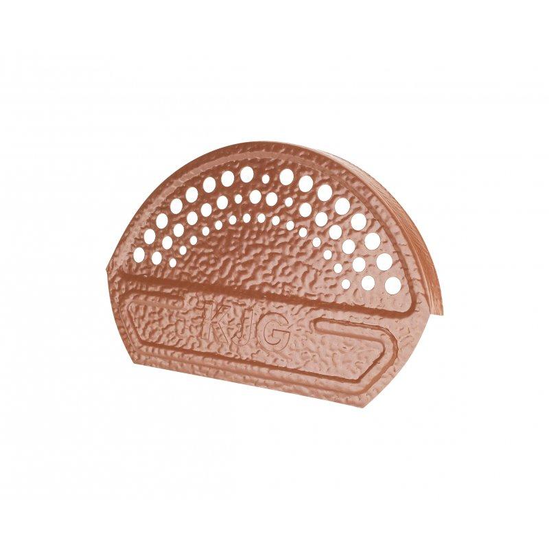 Ridge edge cap  - Galvanized steel prepainted
STUCCO  - Copper brown STUCCO  -  Picture