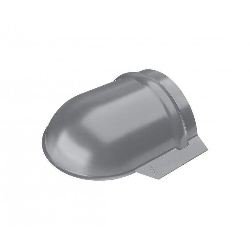 Ukončenie hrebenáča oblé  - Pozink lakovaný  - Prachovo šedá  -  Obrázok