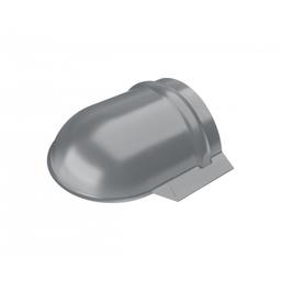 Ukončenie hrebenáča oblé  - Pozink lakovaný  - Prachovo šedá  -  Obrázok 1