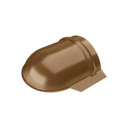 Ukončenie hrebenáča oblé  - Pozink lakovaný  - Metalická medená  -  Obrázok 1