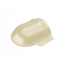 Kúpelem véglezároelem  - Festett acél  - Bézs  -  Kép 1